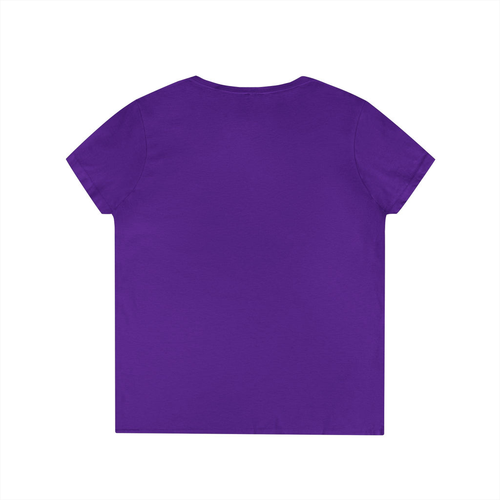 Bloom Through Every Season Women's V-Neck T-Shirt — "Bloom Everyday Even If Life's Being Rude" Floral Tee