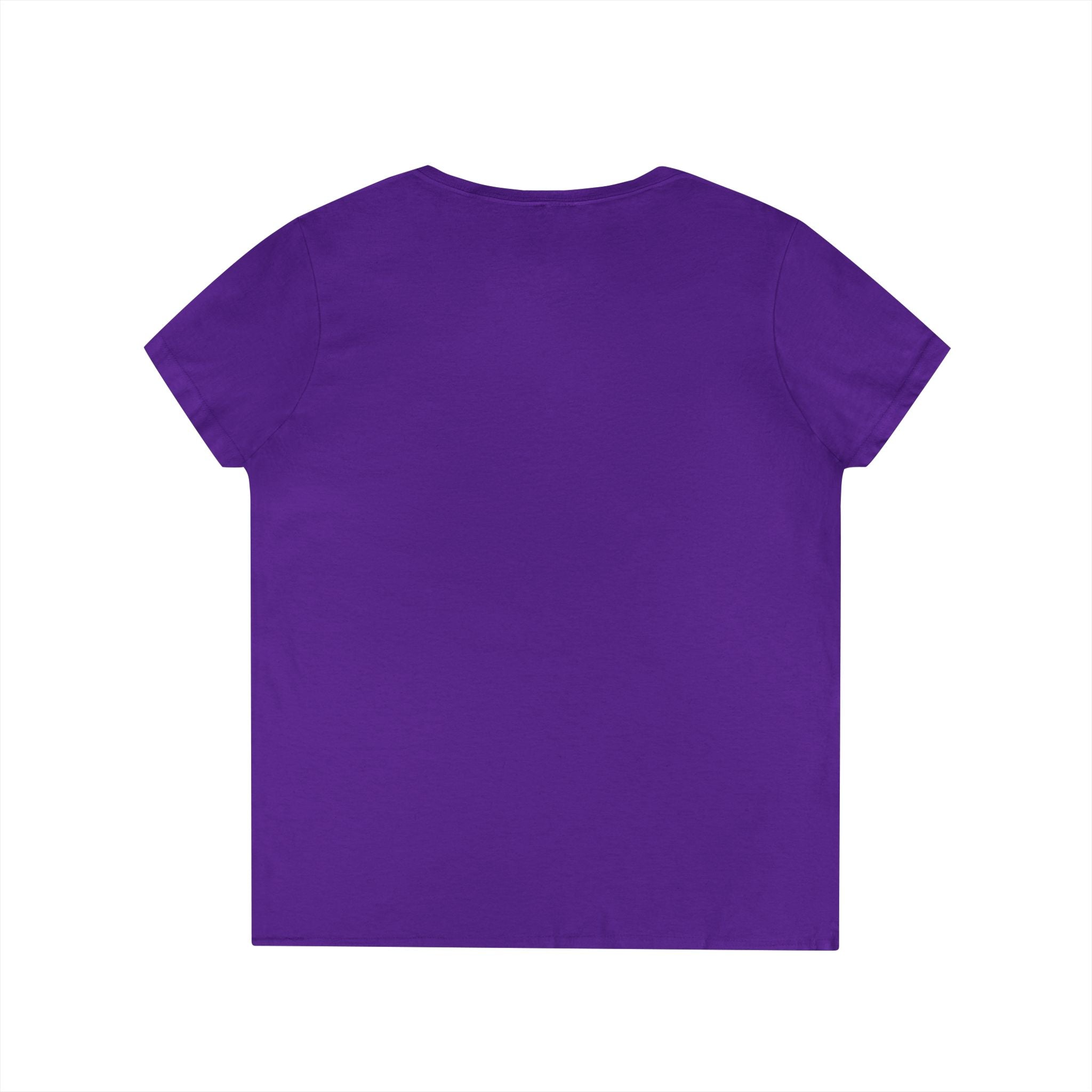 Bloom Through Every Season Women's V-Neck T-Shirt — "Bloom Everyday Even If Life's Being Rude" Floral Tee