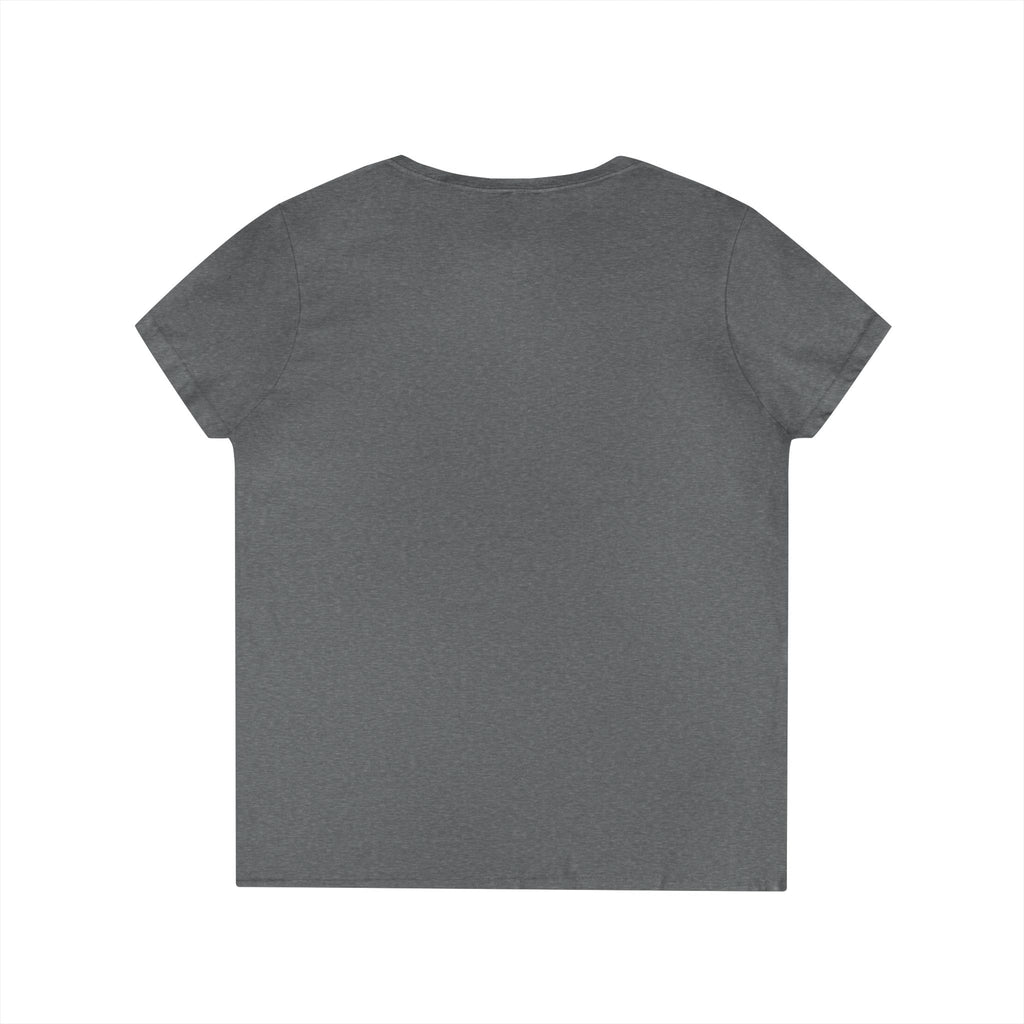 Bloom Through Every Season Women's V-Neck T-Shirt — "Bloom Everyday Even If Life's Being Rude" Floral Tee