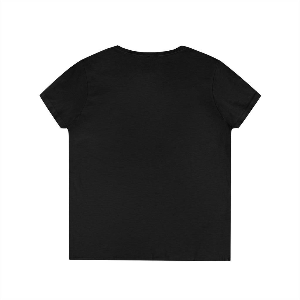 Bloom Through Every Season Women's V-Neck T-Shirt — "Bloom Everyday Even If Life's Being Rude" Floral Tee
