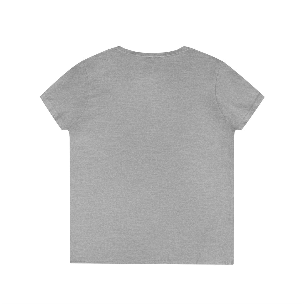 Bloom Through Every Season Women's V-Neck T-Shirt — "Bloom Everyday Even If Life's Being Rude" Floral Tee