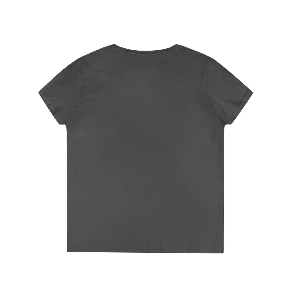 Bloom Through Every Season Women's V-Neck T-Shirt — "Bloom Everyday Even If Life's Being Rude" Floral Tee